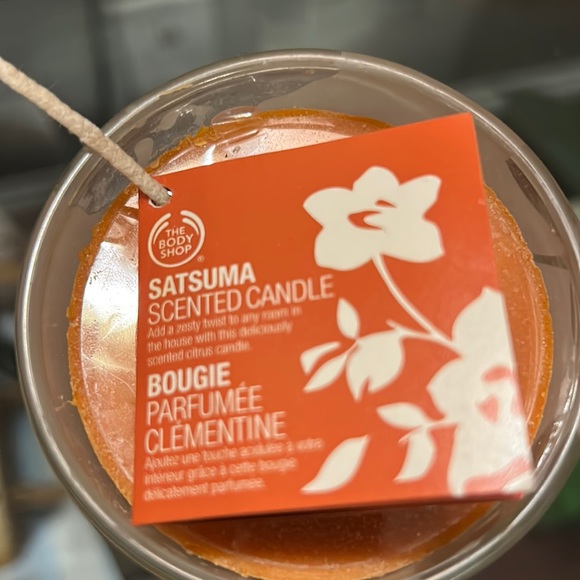 The Body Shop Other Body Works Satsuma Vegetable Wax Candle Poshmark
